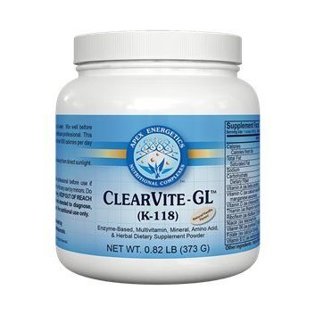 Apex Energetics ClearVite-GL Natural Vanilla Flavor (K118) - Supplement Facts panel