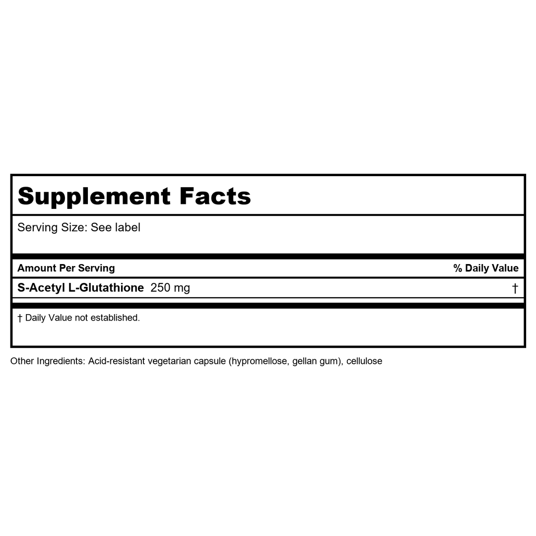 AcetylFlo (K-48) Apex Energetics, 2 FL oz - Supplement Facts panel