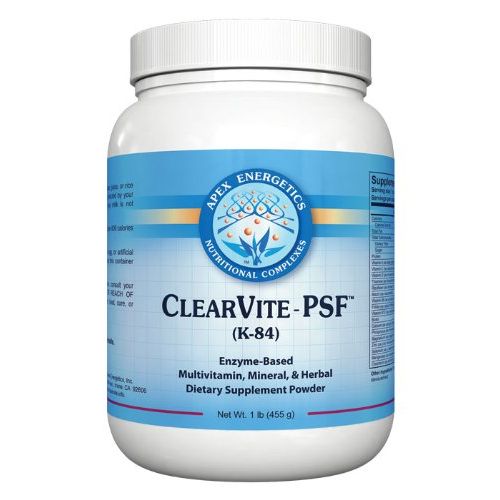 apex energetics Clearvite-PSF (Vanilla Pea Protein) K-84 By Apex Energetics - Supplement Facts panel