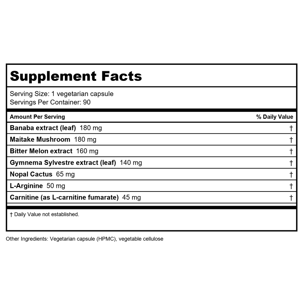 Protoglysen (K-28) Apex Energetics, 90 Capsules - Supplement Facts panel