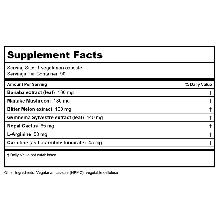 Protoglysen (K-28) Apex Energetics, 90 Capsules - Supplement Facts panel