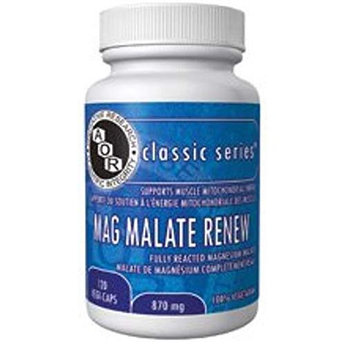 Mag Malate Renew (120 VeggieCaps) Brand: A.O.R Advanced Orthomolecular Research - Supplement Facts panel