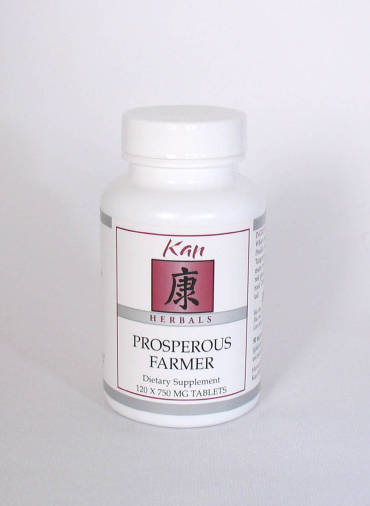 Kan Herbals Prosperous Farmer 60 Tablets - Supplement Facts panel