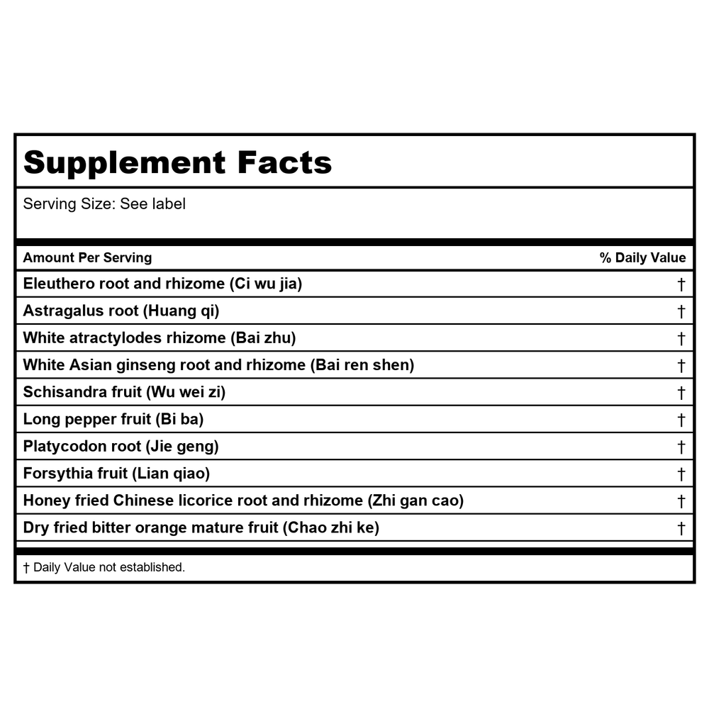 Kan Herb Sage Solutions Basic Boost 4 Ounce - Supplement Facts panel