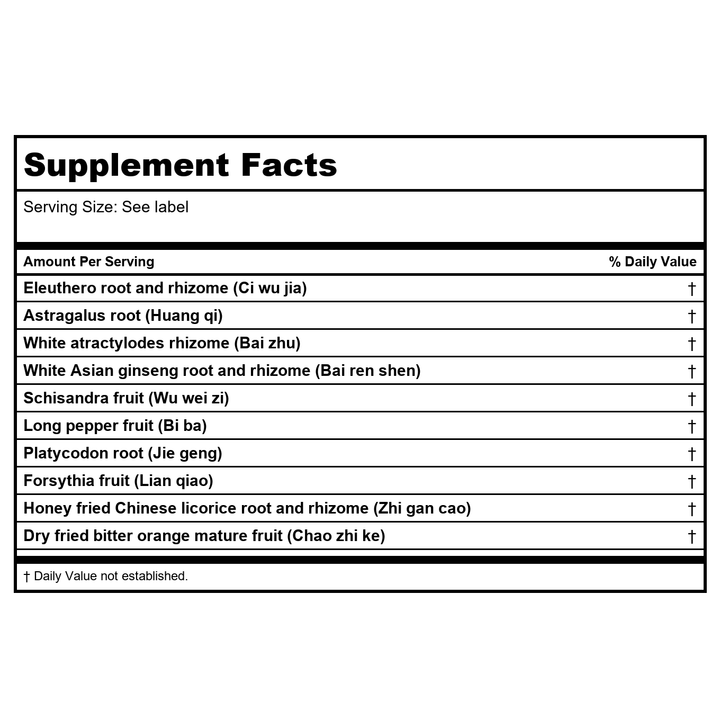 Kan Herb Sage Solutions Basic Boost 4 Ounce - Supplement Facts panel