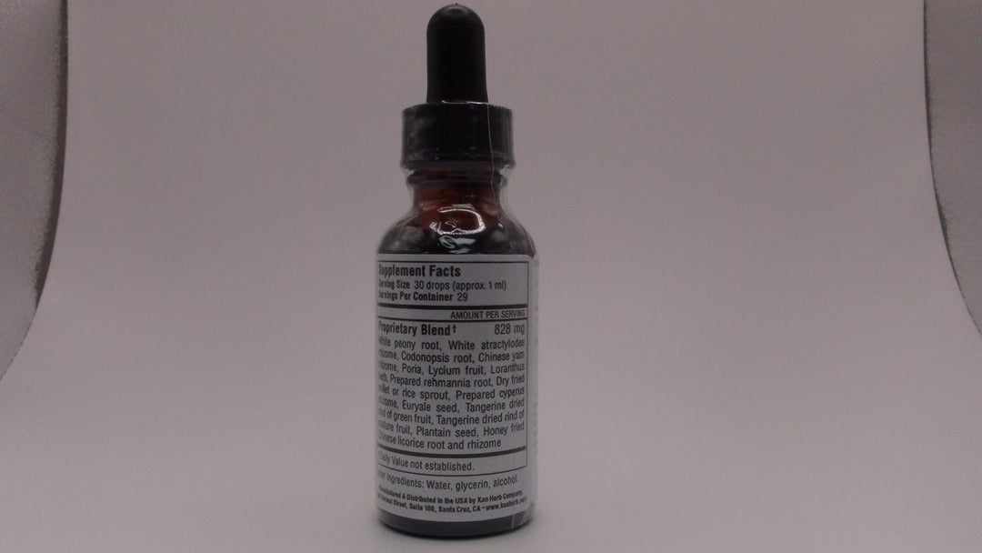 Kan Herb Gentle Warriors Earth Maker 1 Ounce - Supplement Facts panel