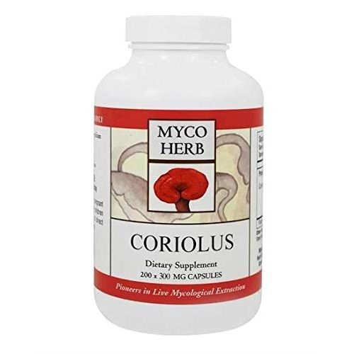 Kan Herb MycoHerb Coriolus 200 Capsules - Supplement Facts panel