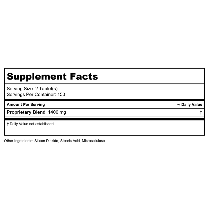Kan Herbals Meridian Circulation 2 Ounce - Supplement Facts panel