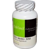 DaVinci Labs Tri-Mag 300 120 Vegetarian Capsules - Supplement Facts panel