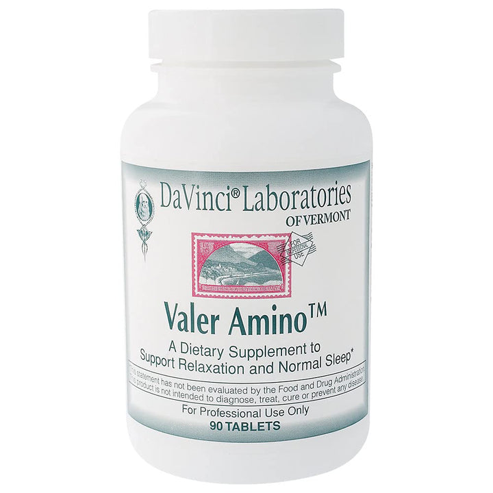 Davinci - Valer-Amino- Nat, 90 tablets [Health and Beauty] - Supplement Facts panel