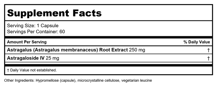 Davinci - Telomere Benefits by [Health &amp; Beauty] - Supplement Facts panel