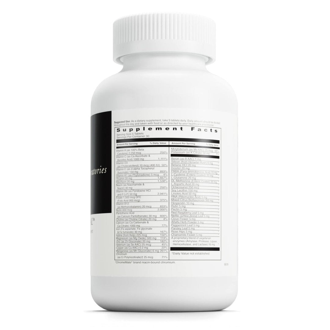 DaVinci Labs Ultimate Prenatal - 150 Tablets - Supplement Facts panel