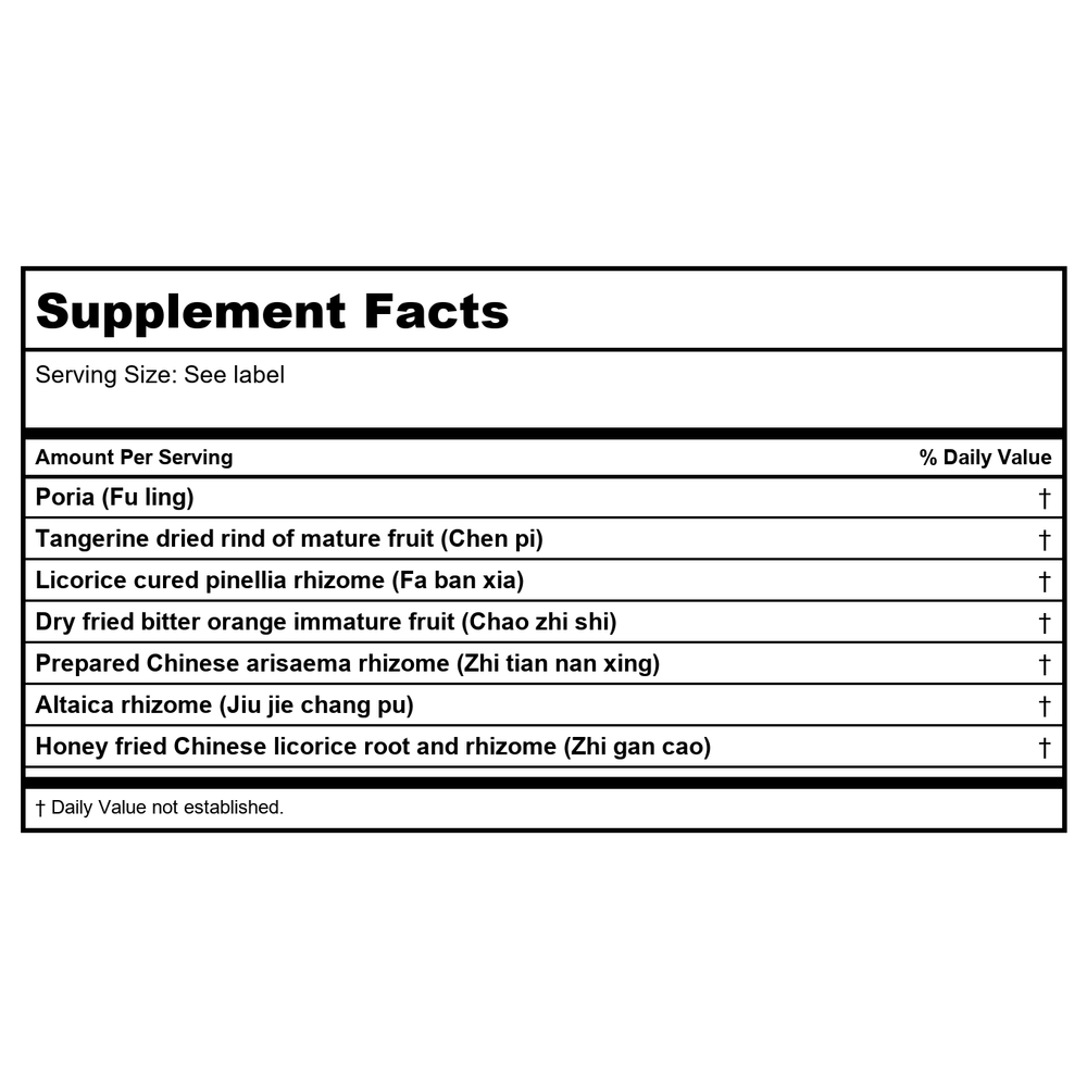 Kan Herbals Lucid Channel 8 Ounce - Supplement Facts panel