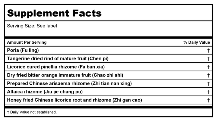 Kan Herbals Lucid Channel 1 Ounce - Supplement Facts panel