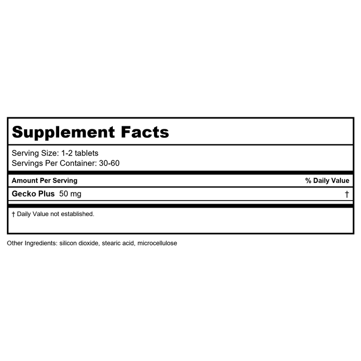 Kan Herb Traditionals Li Fei Lung Support 60 Tablets - Supplement Facts panel