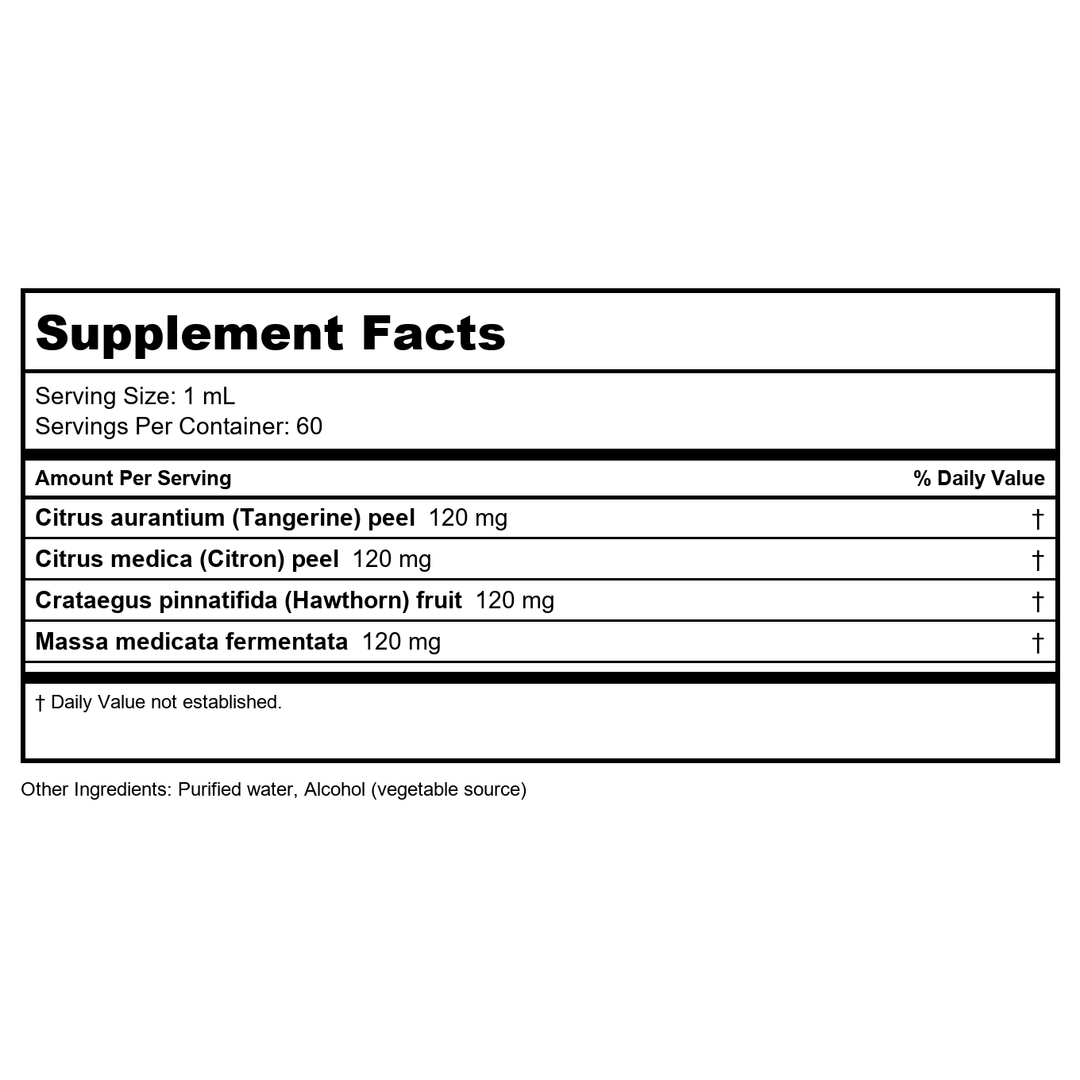 Kan Herb Traditionals Five Peels Formula 2 Ounce - Supplement Facts panel