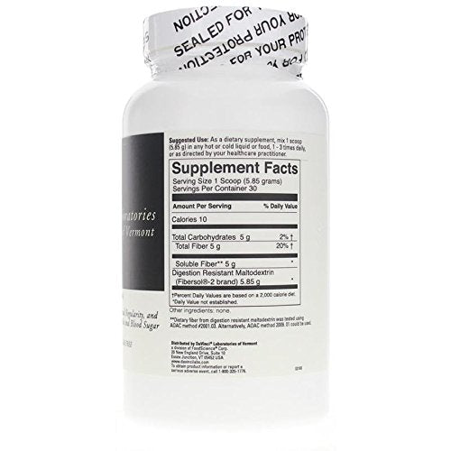 Davinci Labs - Clearly Fiber 176 gms [Health and Beauty] by Unknown - Supplement Facts panel