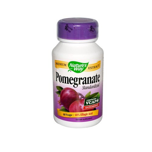 NATURE'S WAY POMEGRANATE EXTRACT, 60 VCAP - Supplement Facts panel