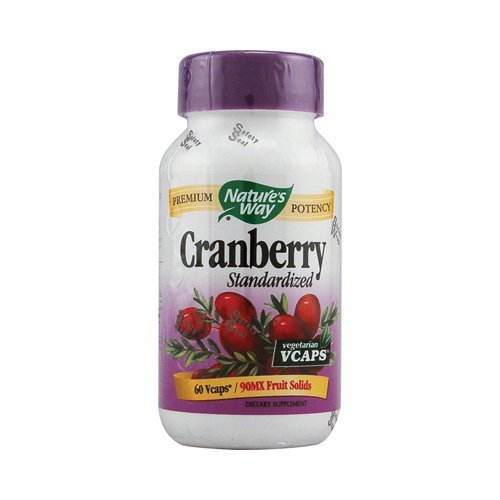 Nature'S Way Cranberry Standard Extr 60 Vcap - Supplement Facts panel