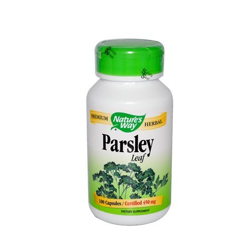 Nature'S Way Parsley Leaf 100 Cap - Supplement Facts panel