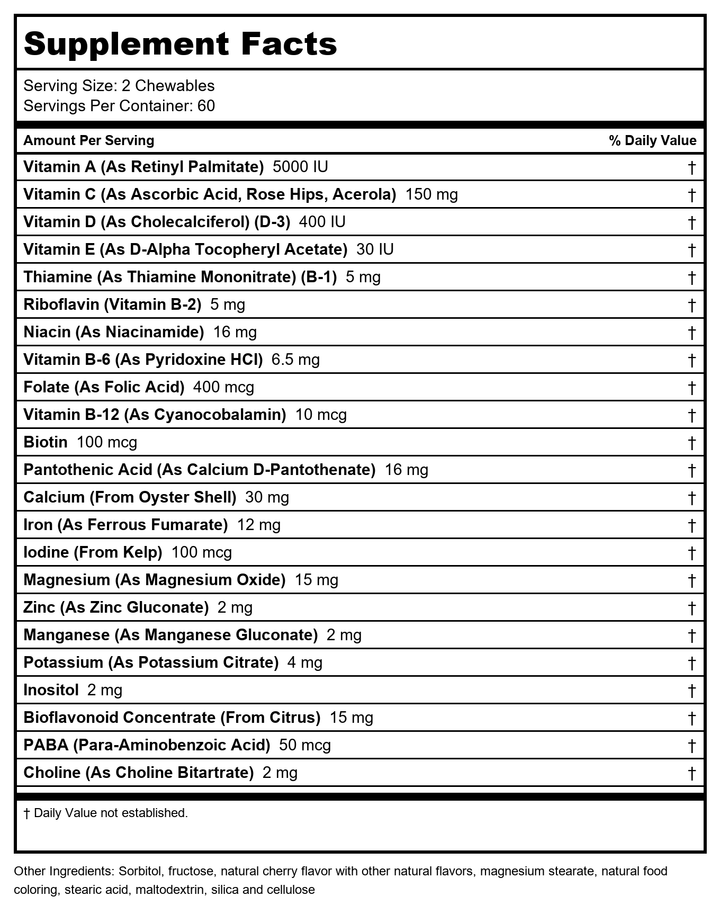 Solaray - Sambuactin Elderberry Extract, 60 Lozenges - Supplement Facts panel
