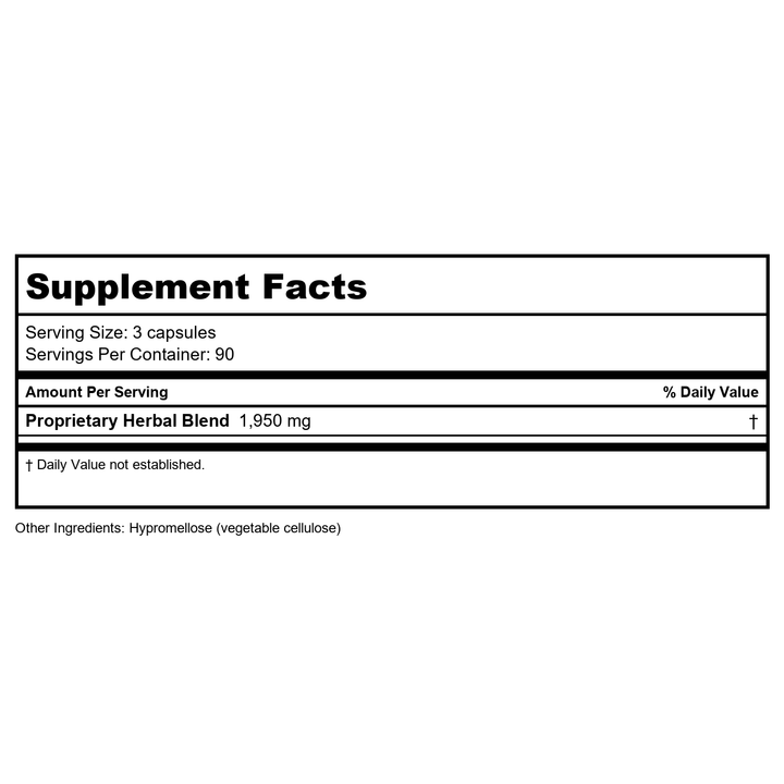 Health Concerns - Woman?s Balance - 90 Count - Supplement Facts panel
