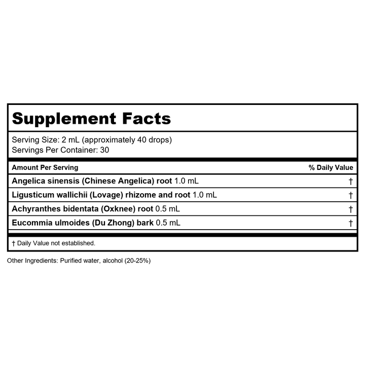 Kan Herb Sage Solutions Ease Strain 2 Ounce - Supplement Facts panel
