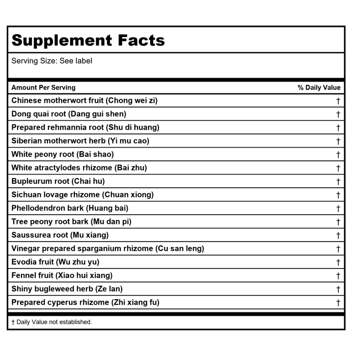 Kan Herb Sage Solutions Got Rhythm 2 Ounce - Supplement Facts panel