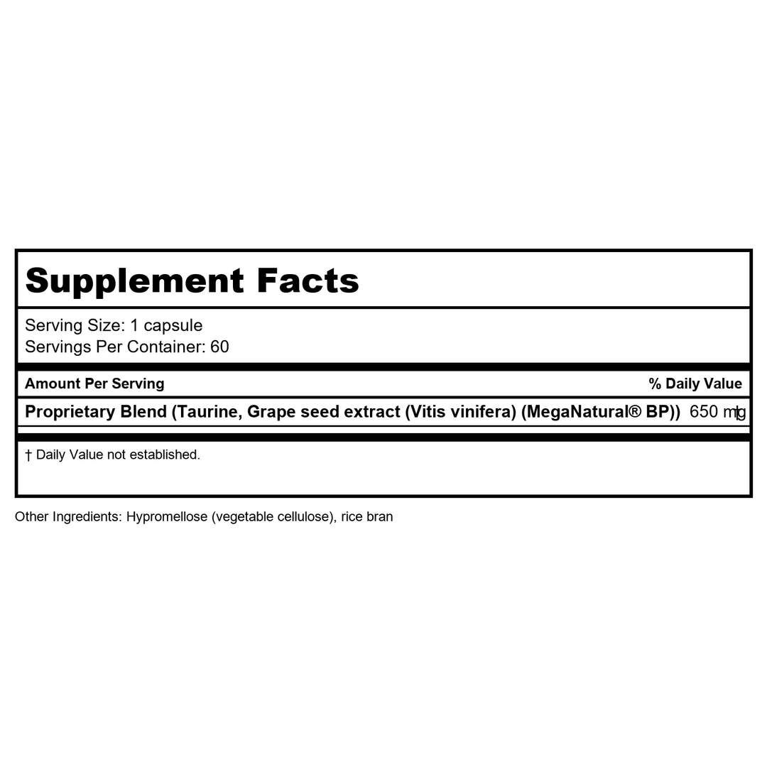 Health Concerns IBP: Enhancing Heart Health and Blood Flow with Traditional Herbal Support - Supplement Facts panel