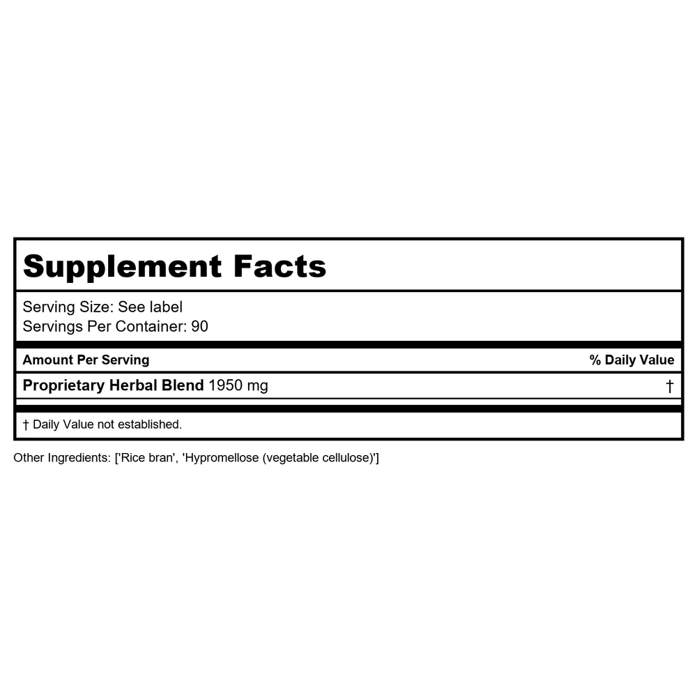 Health Concerns Nasal Tablets II - 90 Tablets - Supplement Facts panel