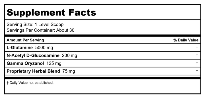 Renew Life Adult Digestive Enzymes - Intestinal Lining Support, Fortify Bowel &amp; Digestion - 5.7 Oz - Supplement Facts panel