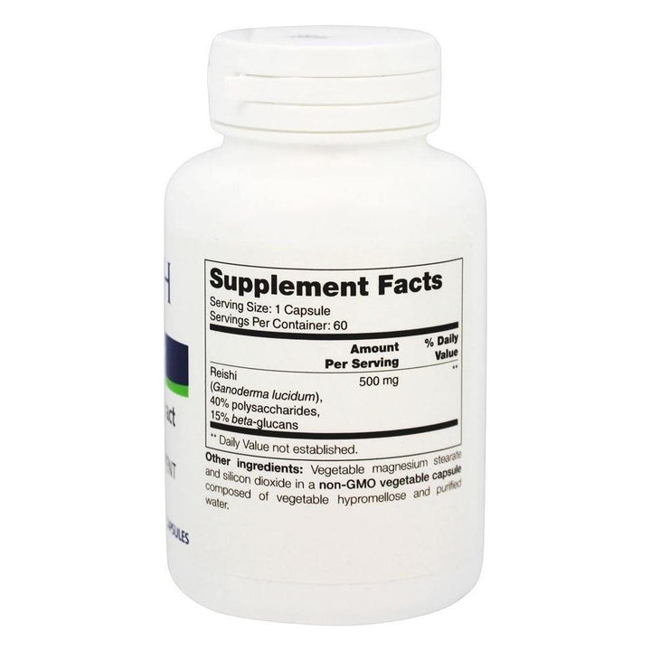 NFH - Reishi SAP - 60 Capsules - Supplement Facts panel