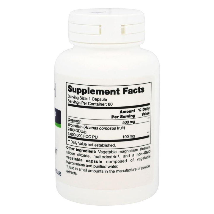 Quercetin SAP 60 Capsules - Supplement Facts panel