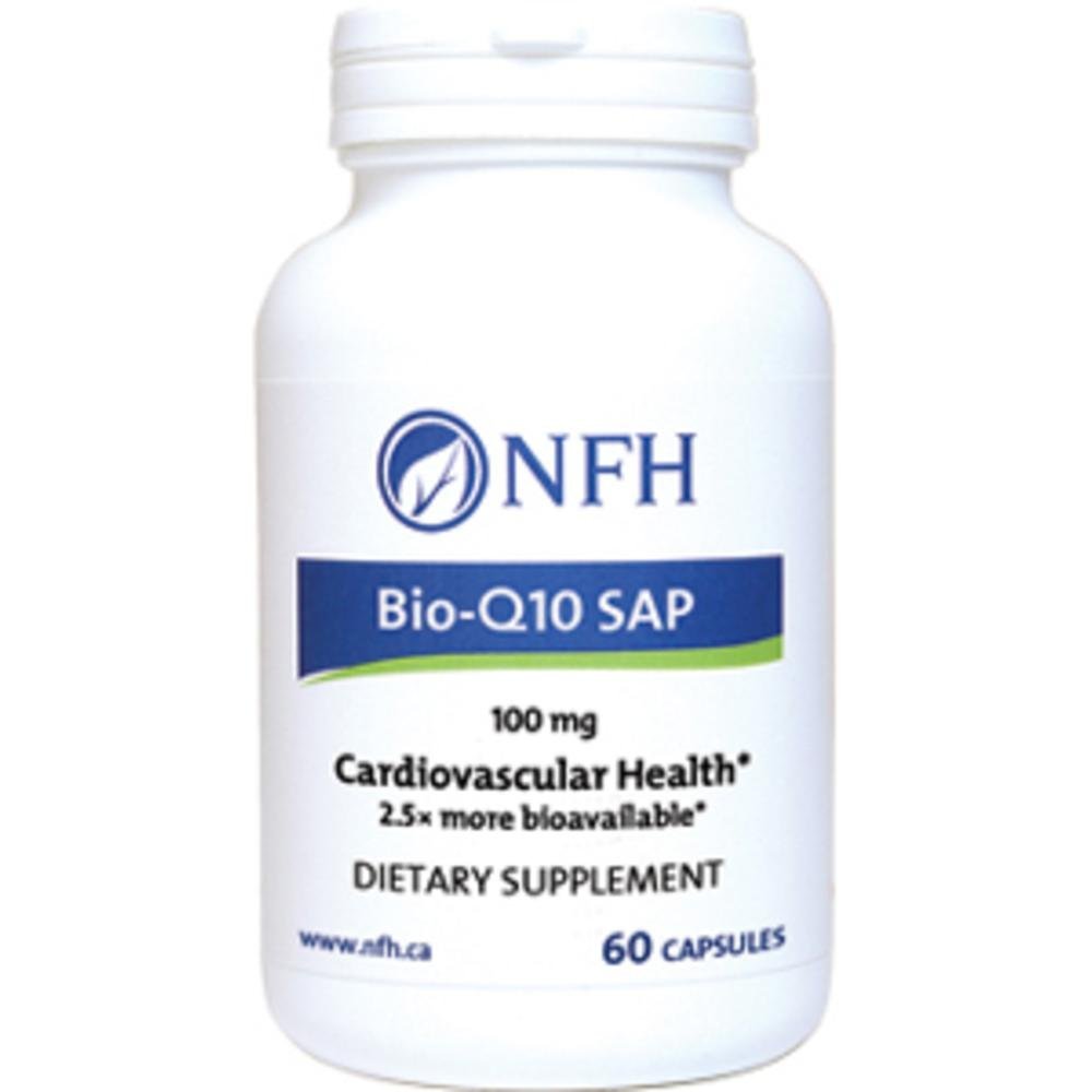 Nutritional Fundamentals for Health Bio-Q10 SAP 60 caps - Supplement Facts panel