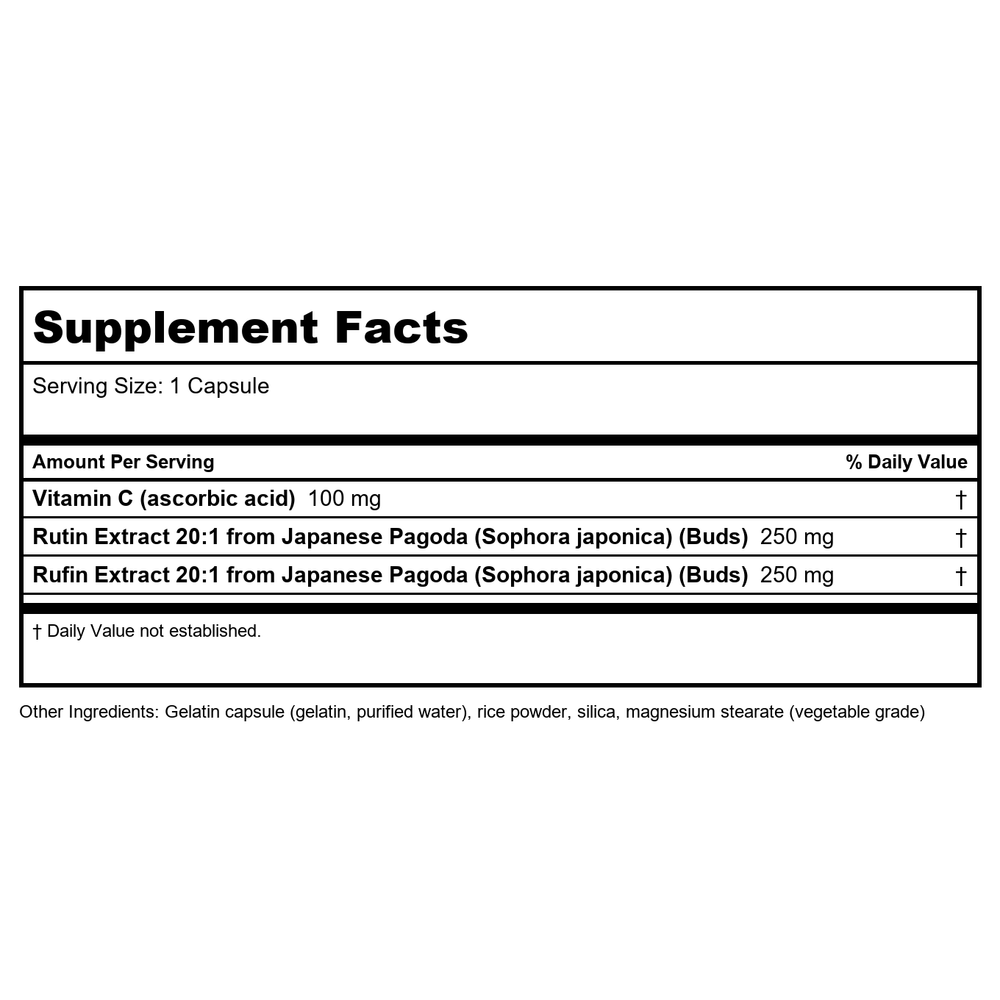 NFH ALA R+ SAP (ANTIOXIDANT) 90 Capsules - Supplement Facts panel