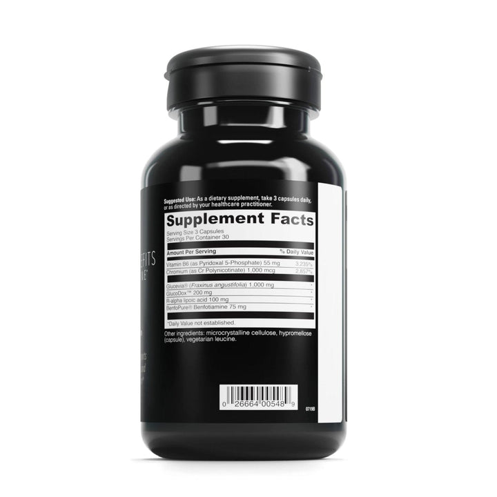 Davinci Gluco Benefits 90 caps - Supplement Facts panel