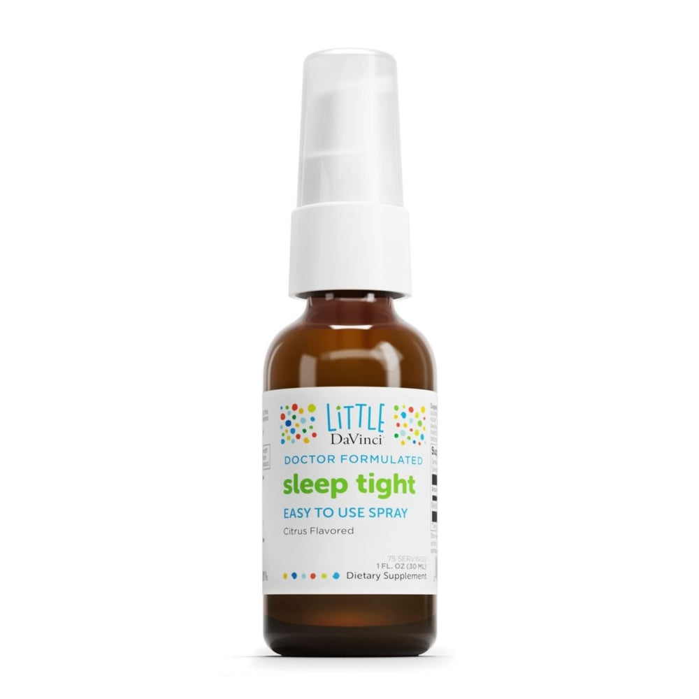 Little Davinci Sleep Tonight 3mg Melatonin 1 Ounce Spray 75 Servings - Supplement Facts panel