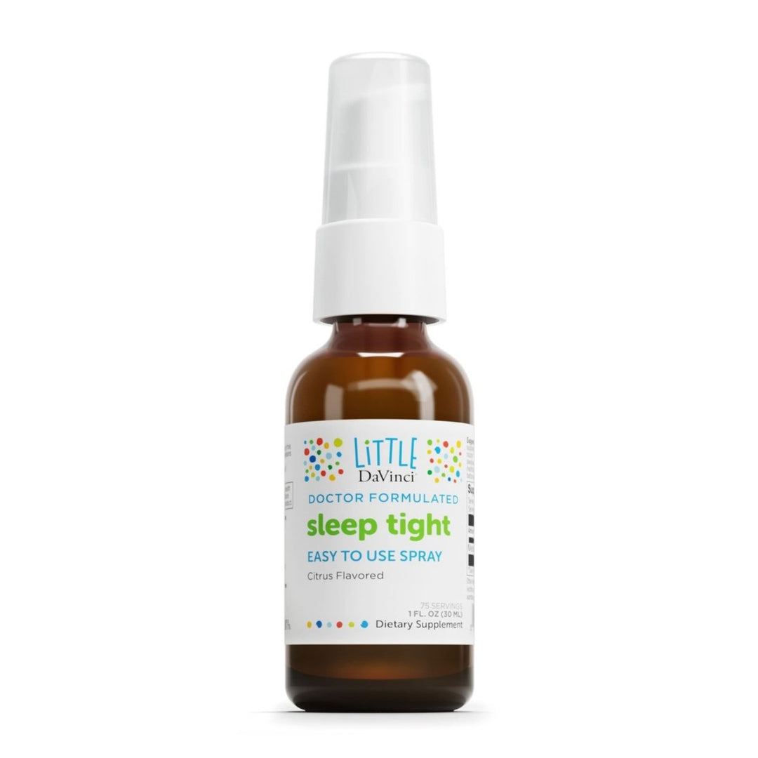 Little Davinci Sleep Tonight 3mg Melatonin 1 Ounce Spray 75 Servings - Supplement Facts panel
