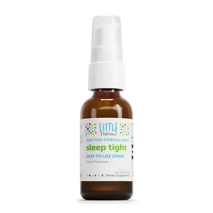 Little Davinci Sleep Tonight 3mg Melatonin 1 Ounce Spray 75 Servings - Supplement Facts panel