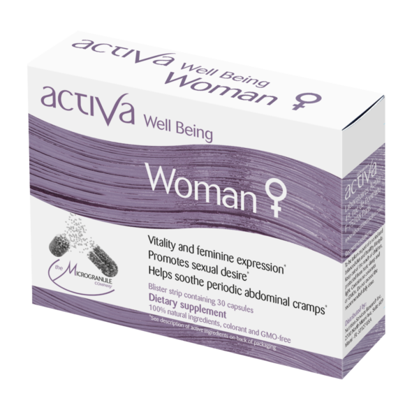 Activa Well Being Woman - Supplement Facts panel