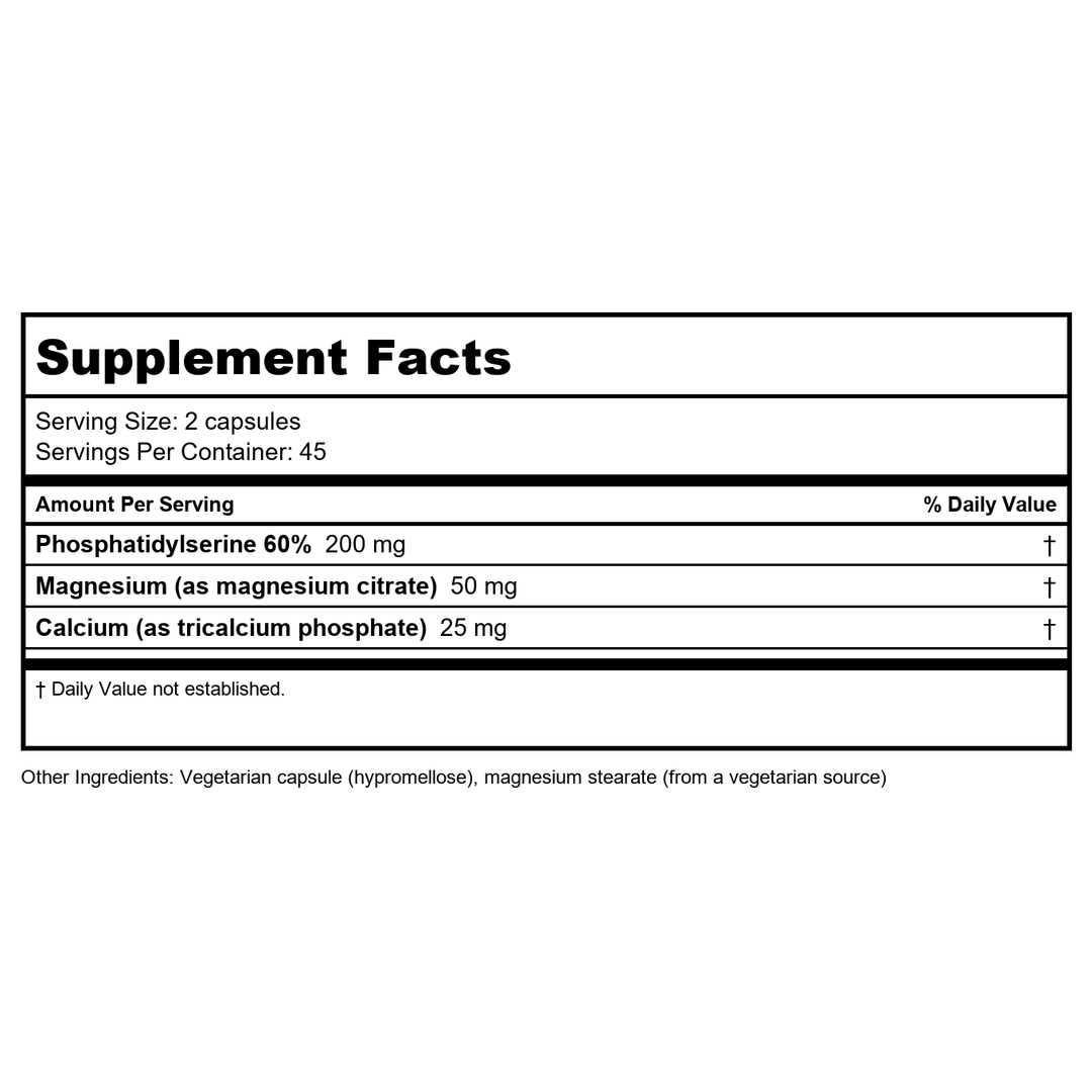 Ayush Herbs AyuPhos 90 caps - Supplement Facts panel