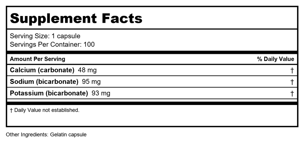 BioTech Tri-Salts Powder 120 Grams - 2 Pack - Supplement Facts panel