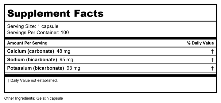 BioTech Tri-Salts Powder 120 Grams - 2 Pack - Supplement Facts panel