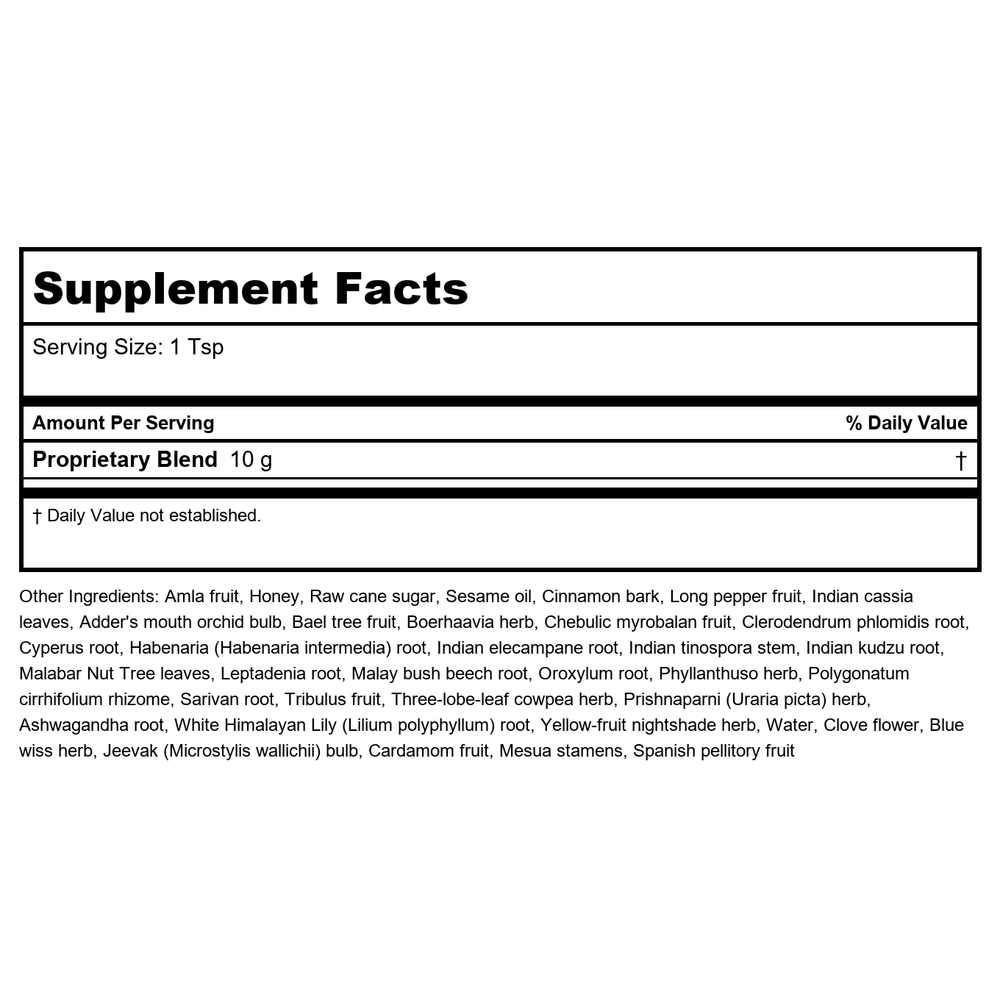 Ayush Herbs Amla Plex, 10.6 Ounce - Supplement Facts panel