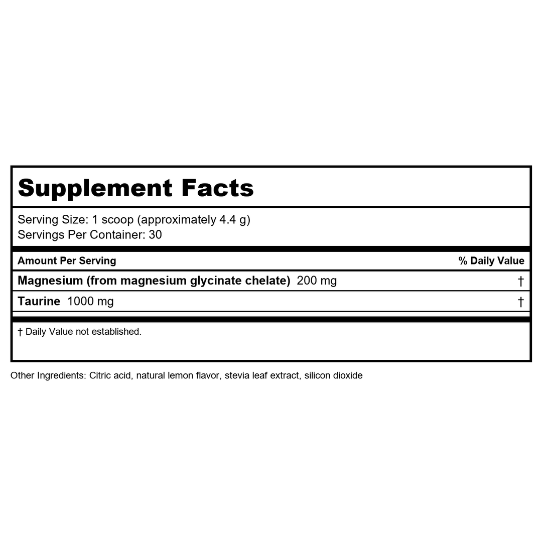 Sabre Sciences iMagT Plus powder 133 grams - B086HPGFMF - Supplement Facts panel