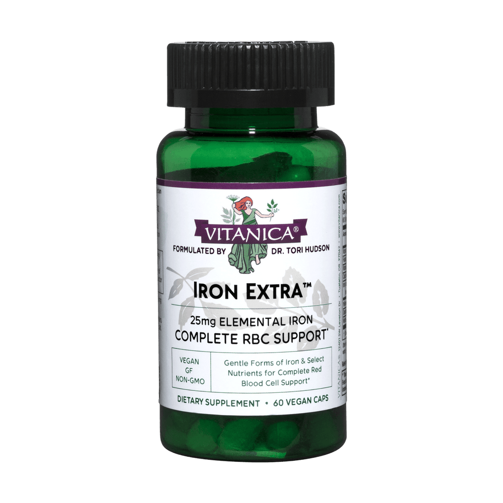 Vitanica Iron Extra 60 Vcaps - Supplement Facts panel