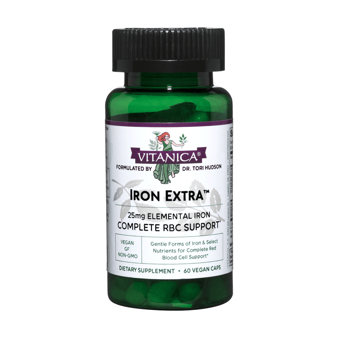 Vitanica Iron Extra 60 Vcaps - Supplement Facts panel