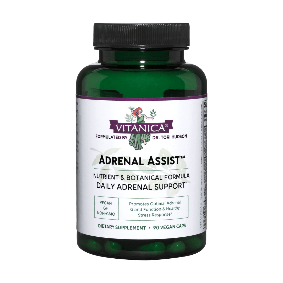 Vitanica Adrenal Assist 90 Vcaps - Supplement Facts panel