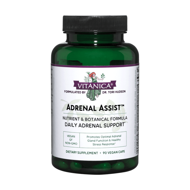 Vitanica Adrenal Assist 90 Vcaps - Supplement Facts panel