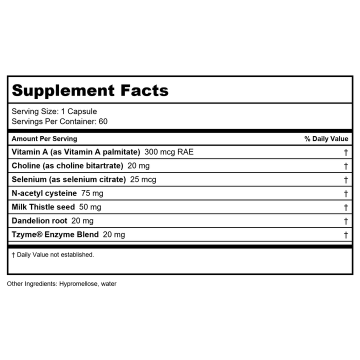 Bioclinic Naturals Sereni-Pro Adrenal Support 90 Vcaps - Supplement Facts panel